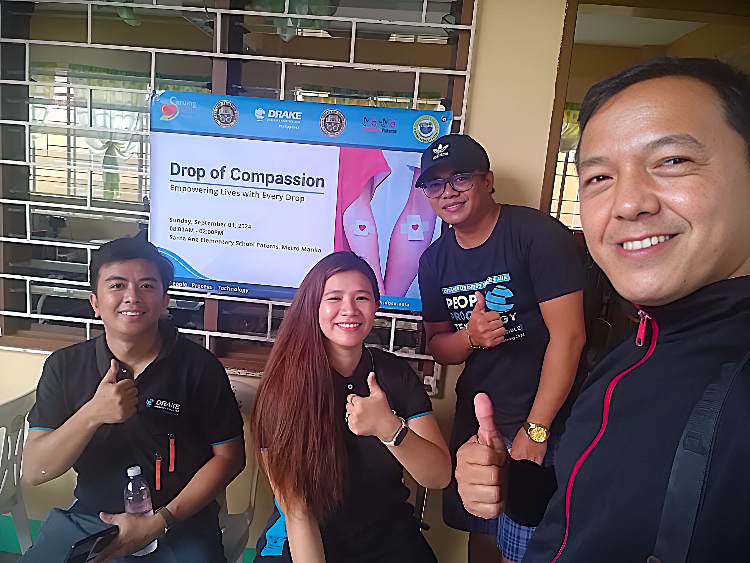 DBSA employees participate in bloodletting