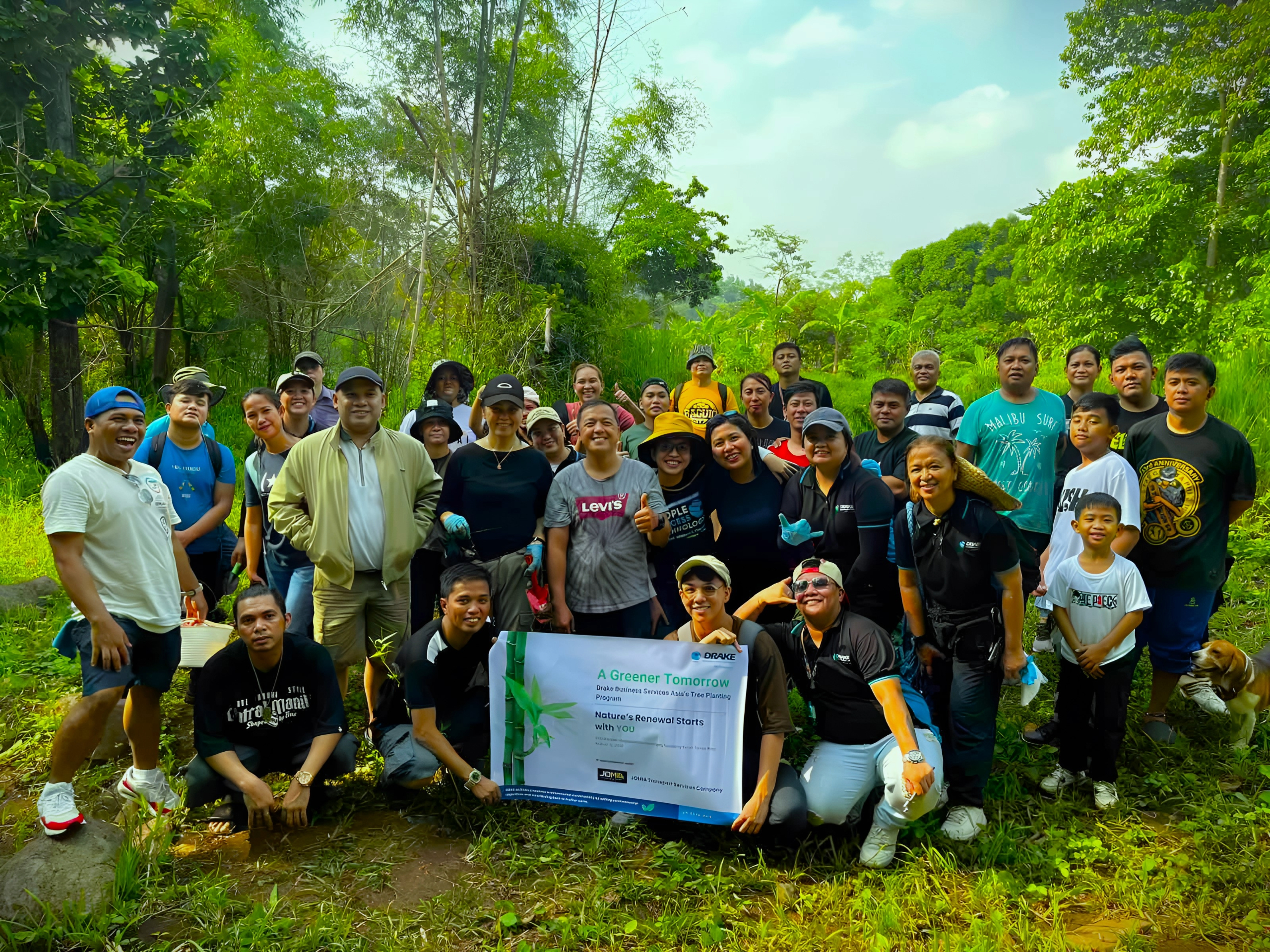 DBSA partners with Outstanding Filipino Laureates in tree-planting activity